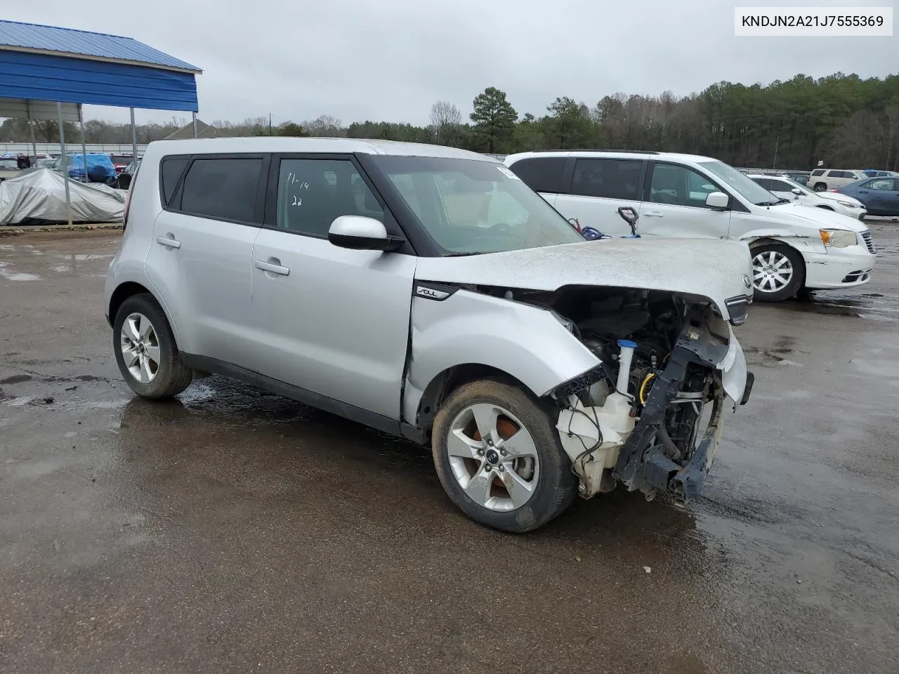 2018 Kia Soul VIN: KNDJN2A21J7555369 Lot: 63988384