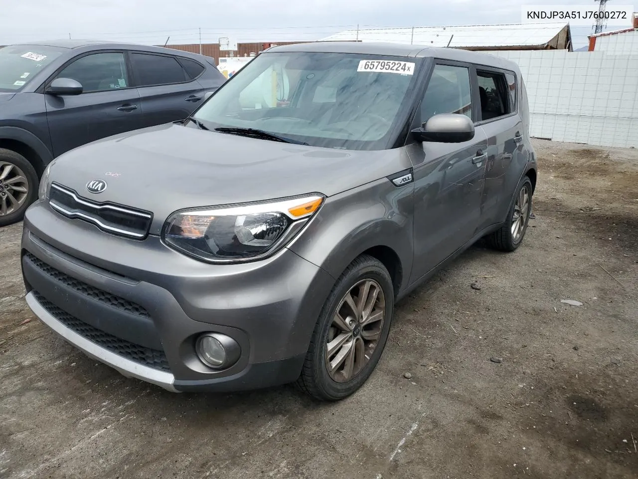 2018 Kia Soul + VIN: KNDJP3A51J7600272 Lot: 65795224