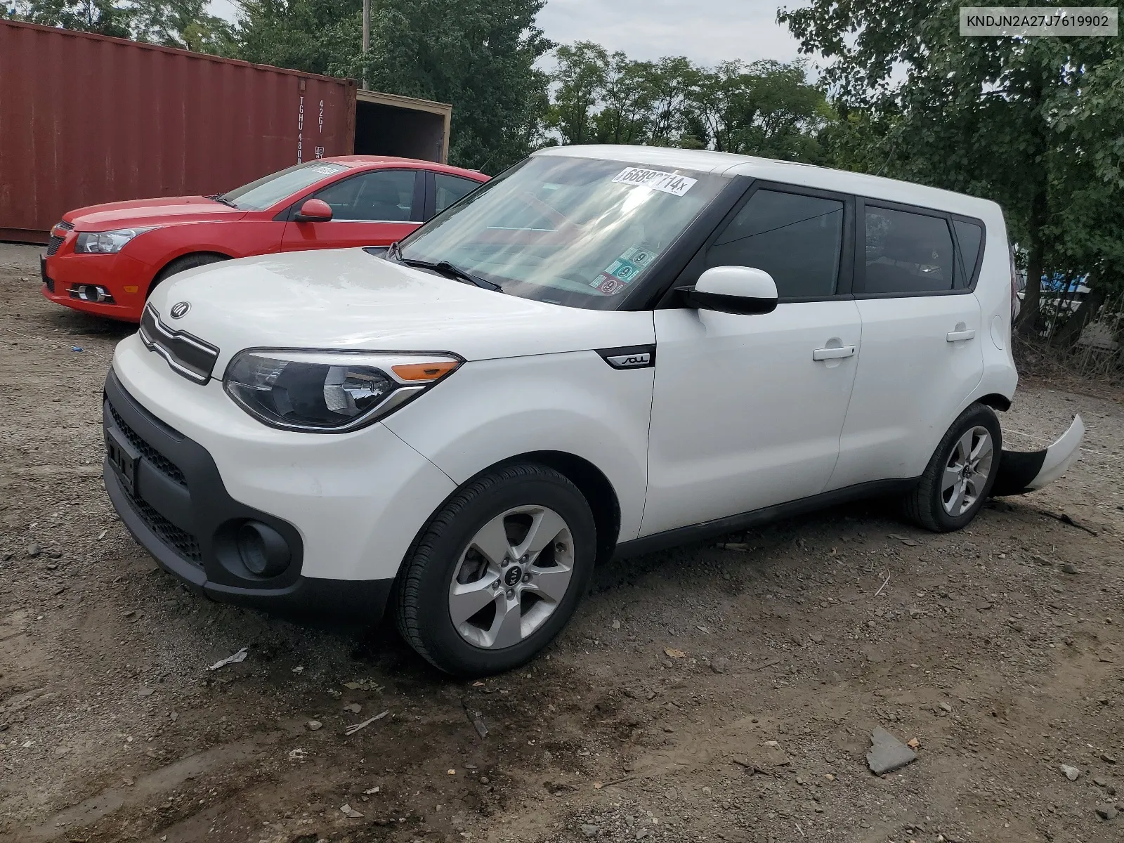 2018 Kia Soul VIN: KNDJN2A27J7619902 Lot: 66890714