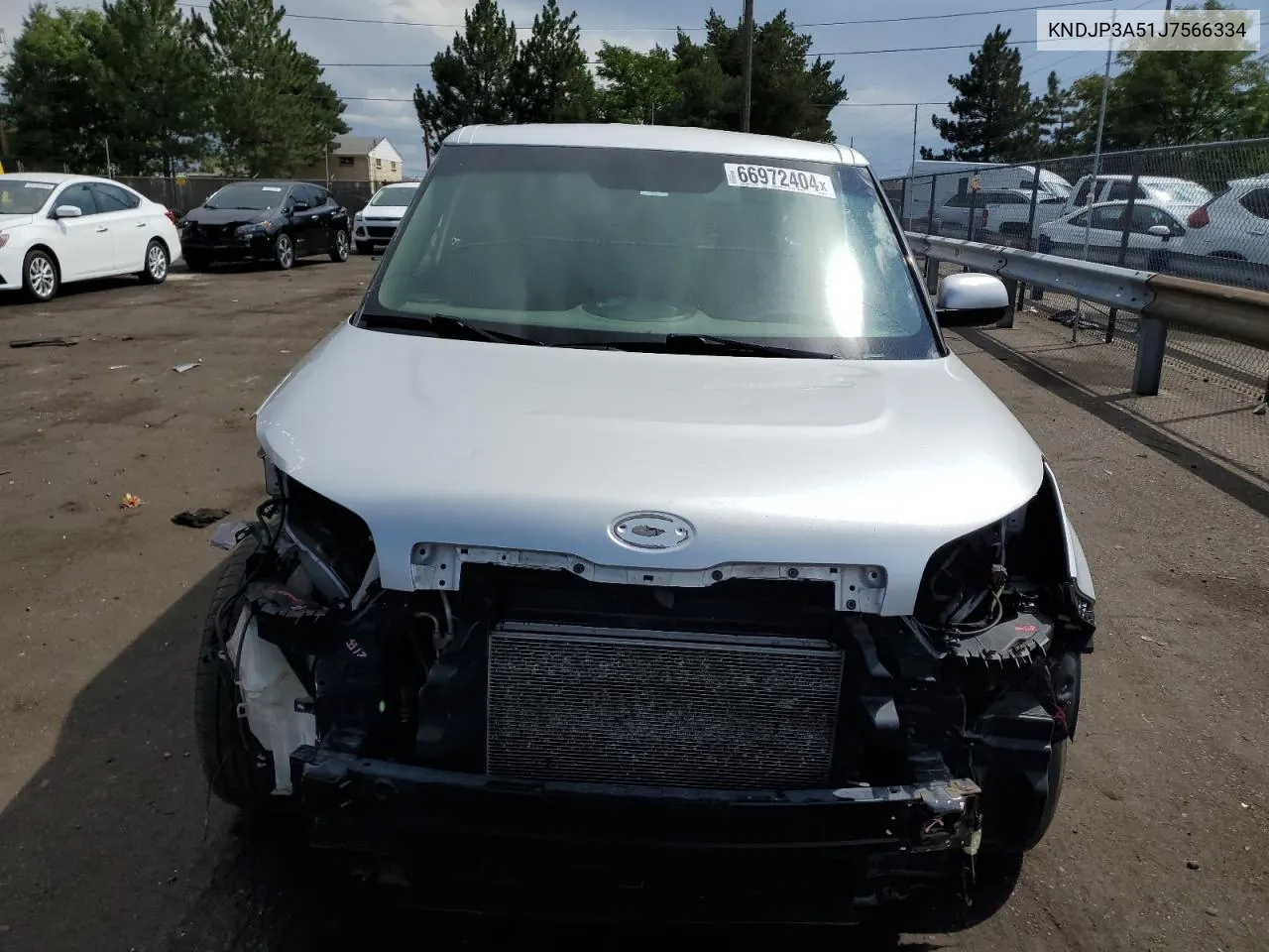 2018 Kia Soul + VIN: KNDJP3A51J7566334 Lot: 66972404