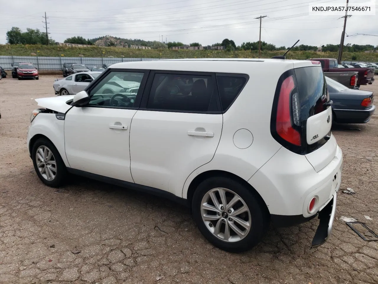 2018 Kia Soul + VIN: KNDJP3A57J7546671 Lot: 66978134