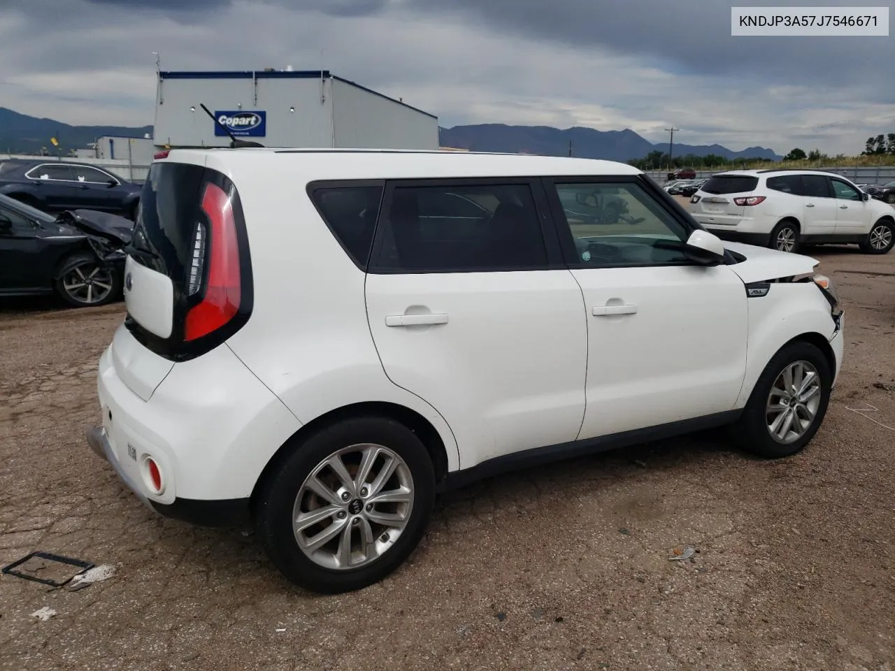 2018 Kia Soul + VIN: KNDJP3A57J7546671 Lot: 66978134