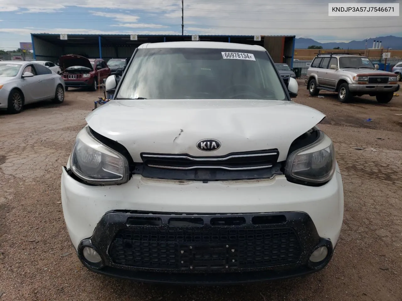 2018 Kia Soul + VIN: KNDJP3A57J7546671 Lot: 66978134