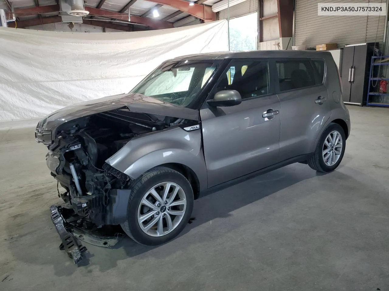 2018 Kia Soul + VIN: KNDJP3A50J7573324 Lot: 67452694