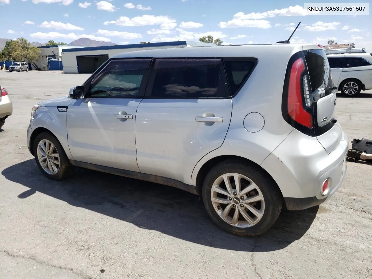 2018 Kia Soul + VIN: KNDJP3A53J7561507 Lot: 68035074