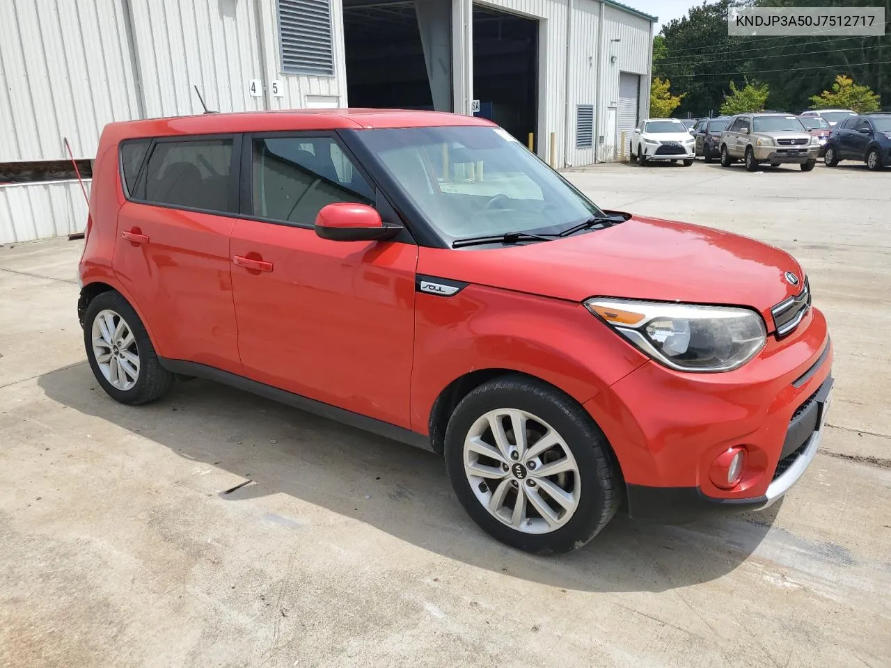 2018 Kia Soul + VIN: KNDJP3A50J7512717 Lot: 68274294