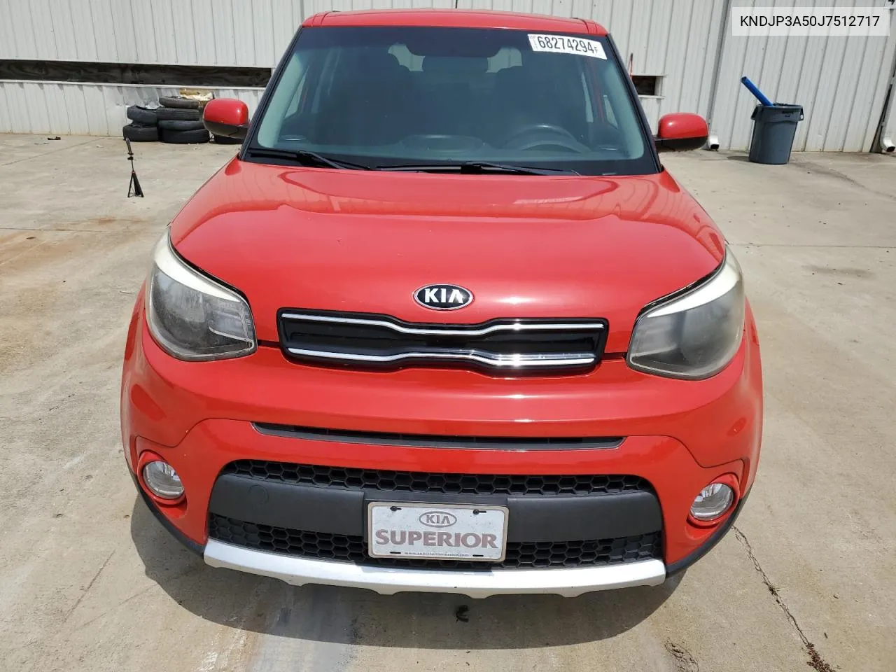 2018 Kia Soul + VIN: KNDJP3A50J7512717 Lot: 68274294