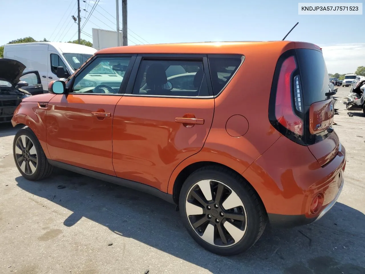 2018 Kia Soul + VIN: KNDJP3A57J7571523 Lot: 68558804