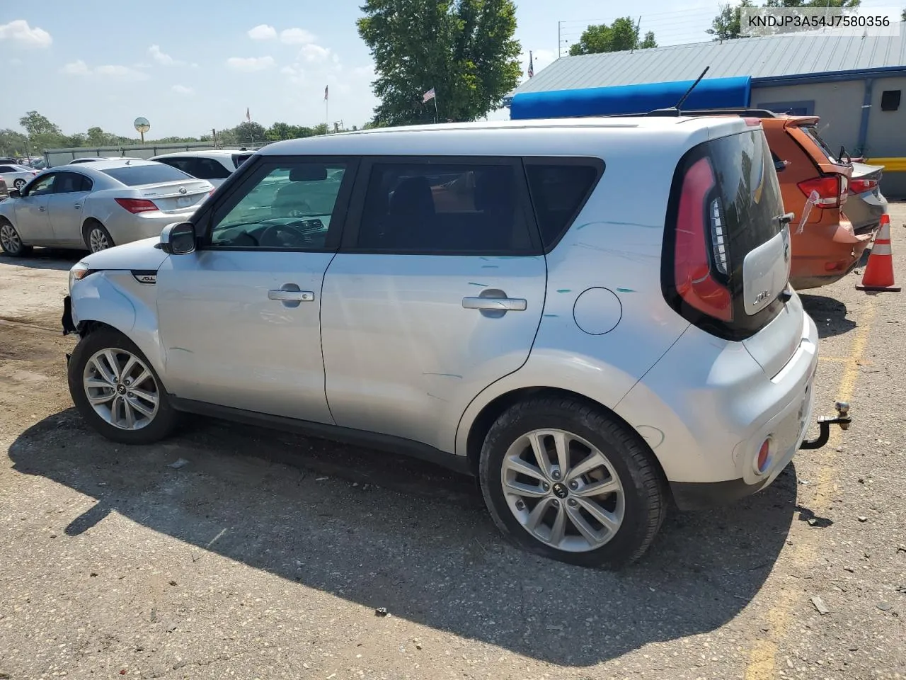 2018 Kia Soul + VIN: KNDJP3A54J7580356 Lot: 69079714