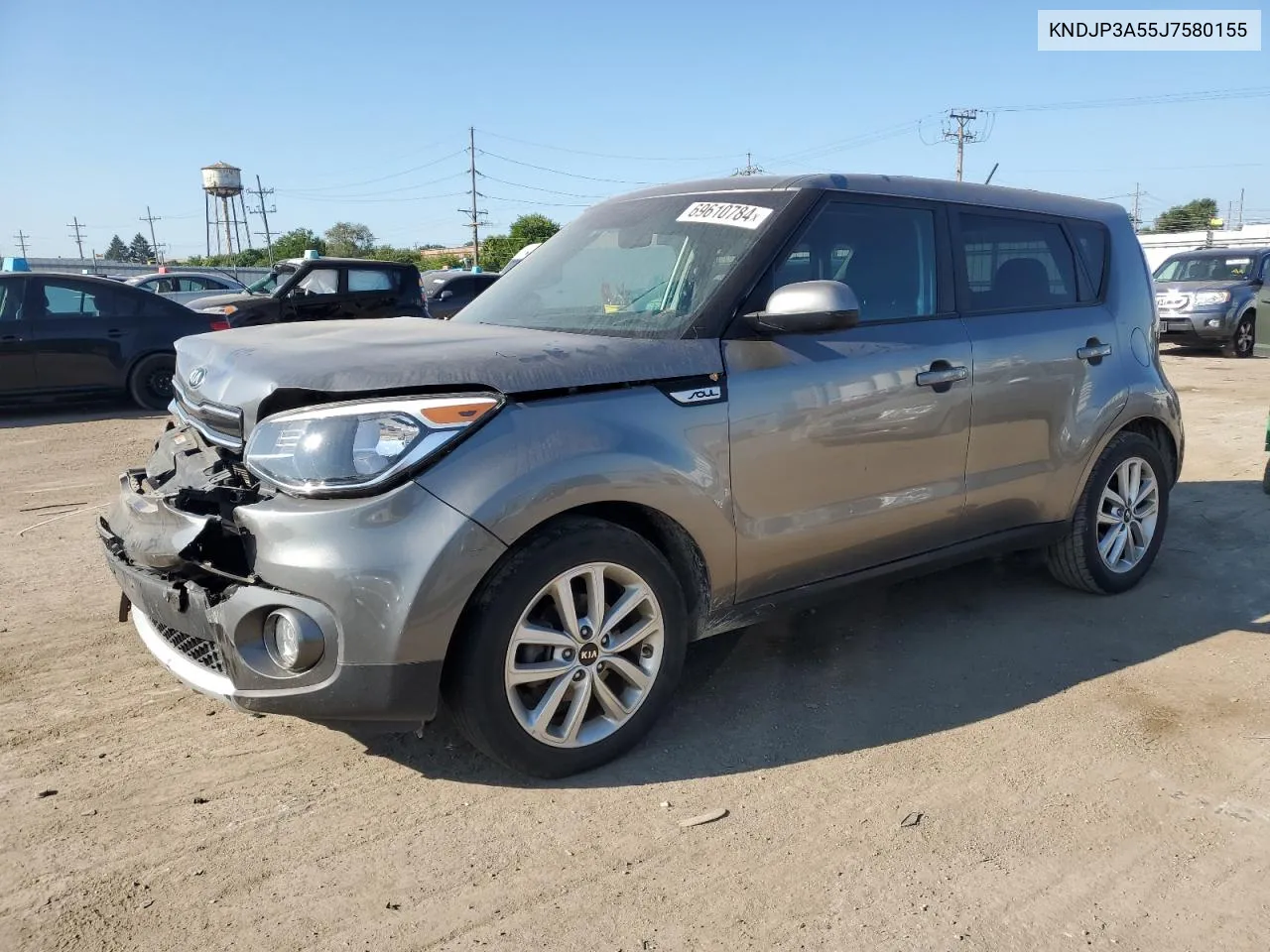 2018 Kia Soul + VIN: KNDJP3A55J7580155 Lot: 69610784