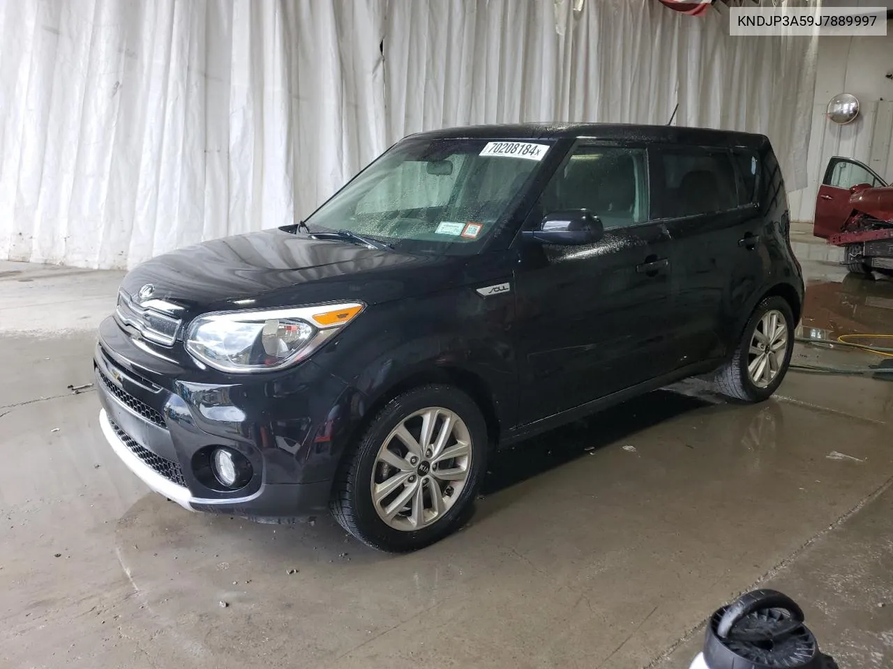 2018 Kia Soul + VIN: KNDJP3A59J7889997 Lot: 70208184