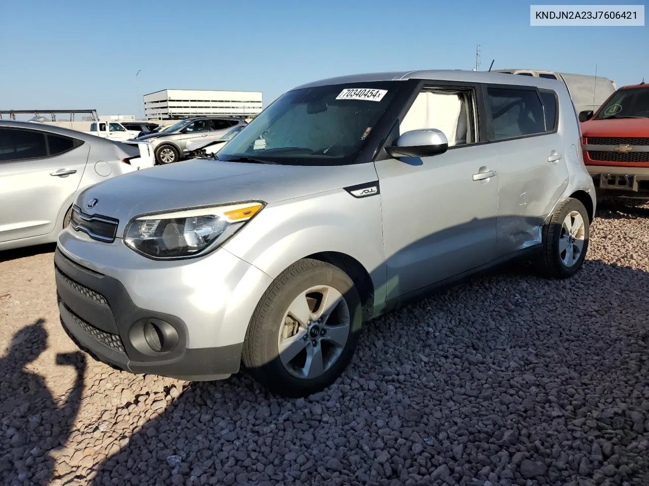 2018 Kia Soul VIN: KNDJN2A23J7606421 Lot: 70340454