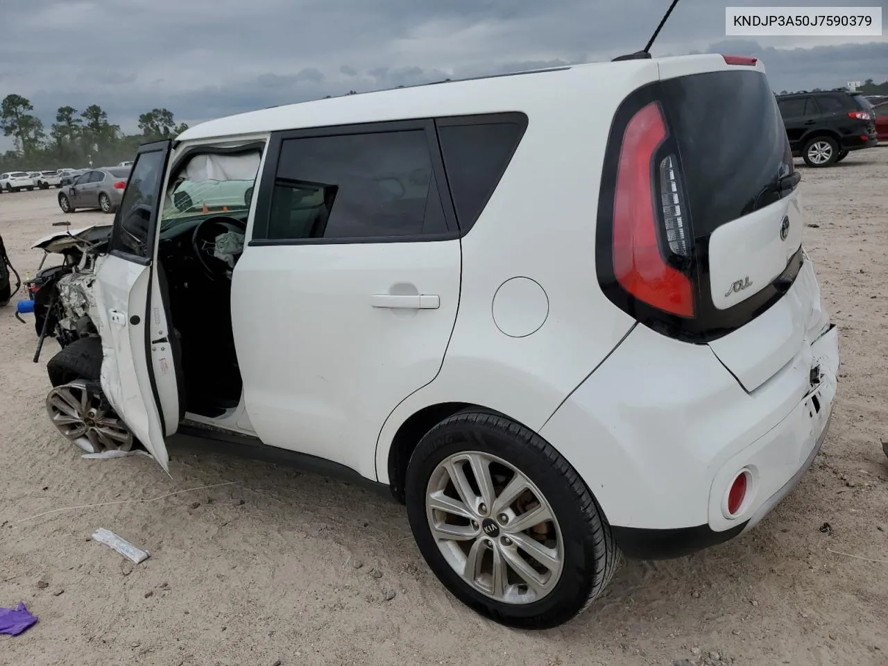 2018 Kia Soul + VIN: KNDJP3A50J7590379 Lot: 70709724