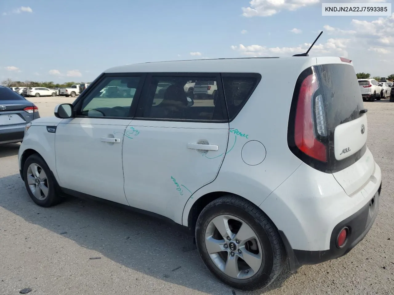 2018 Kia Soul VIN: KNDJN2A22J7593385 Lot: 70860254