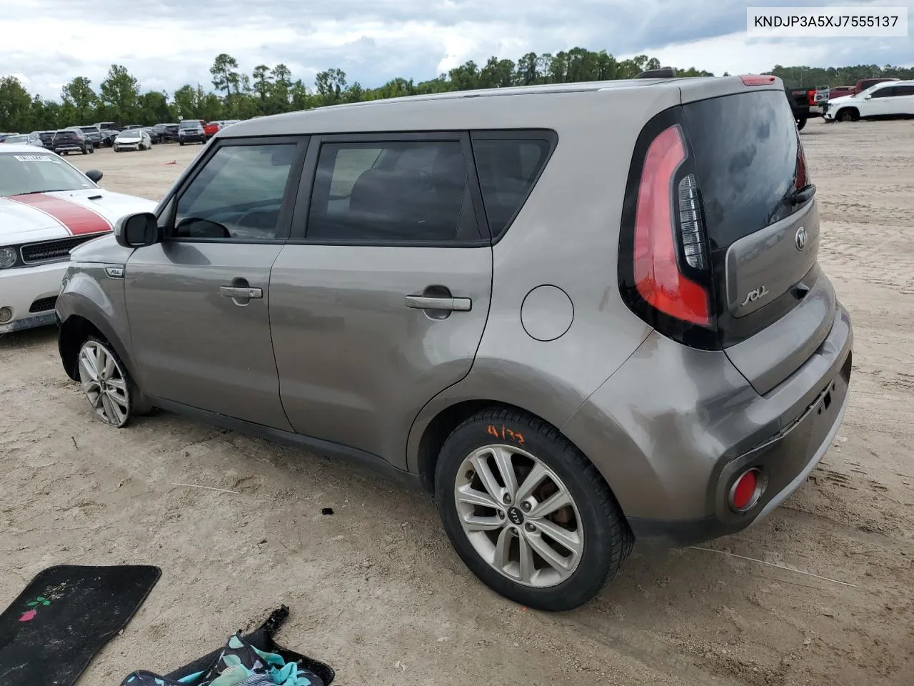 2018 Kia Soul + VIN: KNDJP3A5XJ7555137 Lot: 71023604