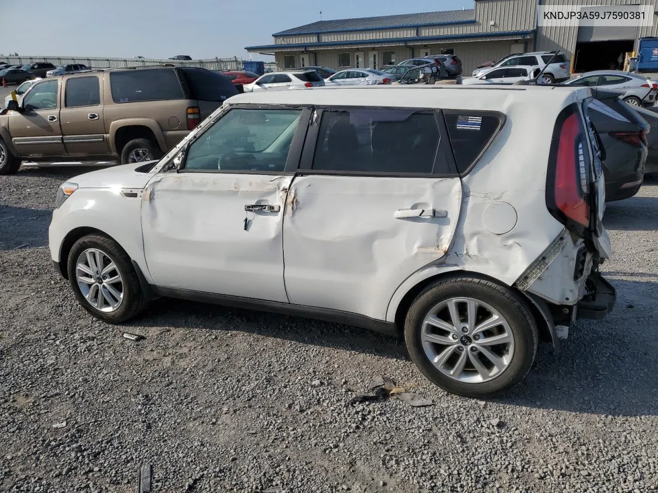 2018 Kia Soul + VIN: KNDJP3A59J7590381 Lot: 71028804