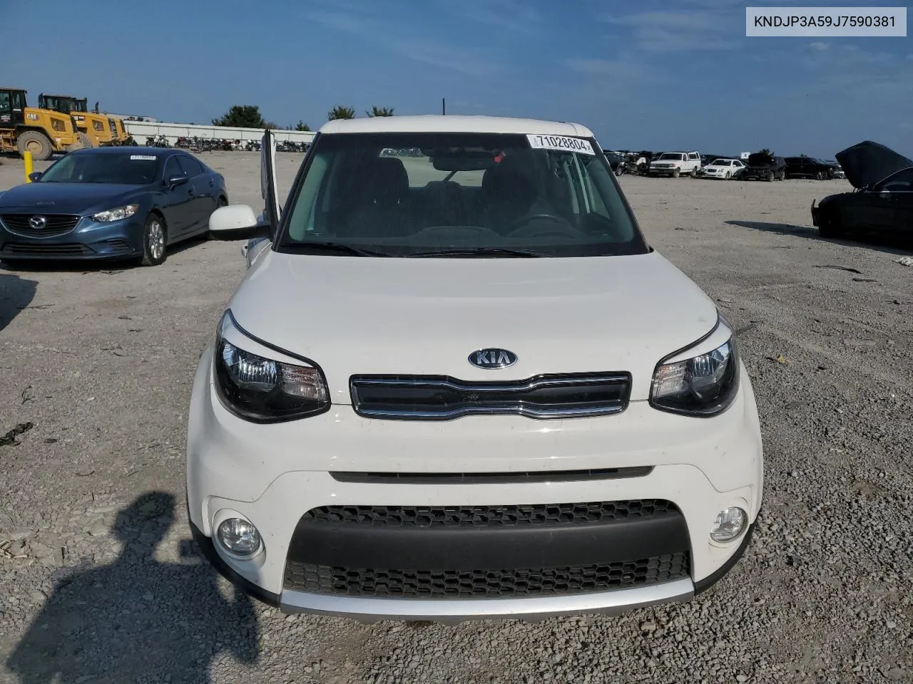 2018 Kia Soul + VIN: KNDJP3A59J7590381 Lot: 71028804