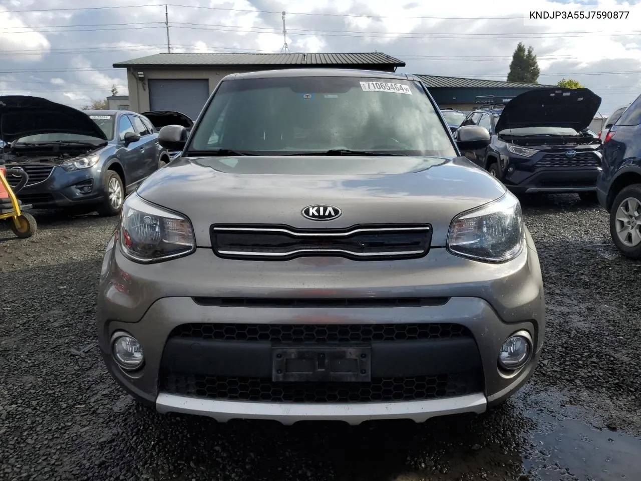 2018 Kia Soul + VIN: KNDJP3A55J7590877 Lot: 71065464