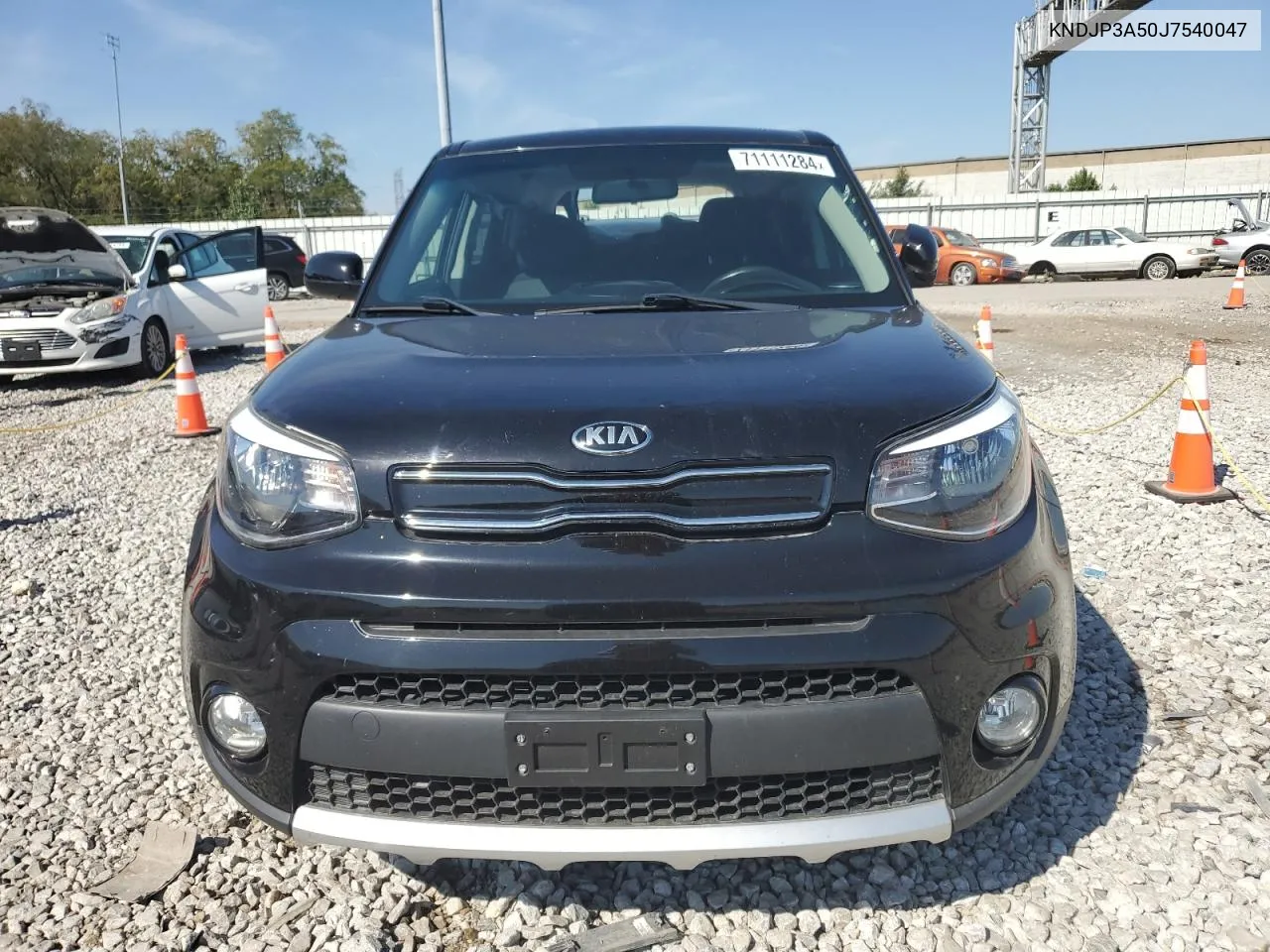 2018 Kia Soul + VIN: KNDJP3A50J7540047 Lot: 71111284