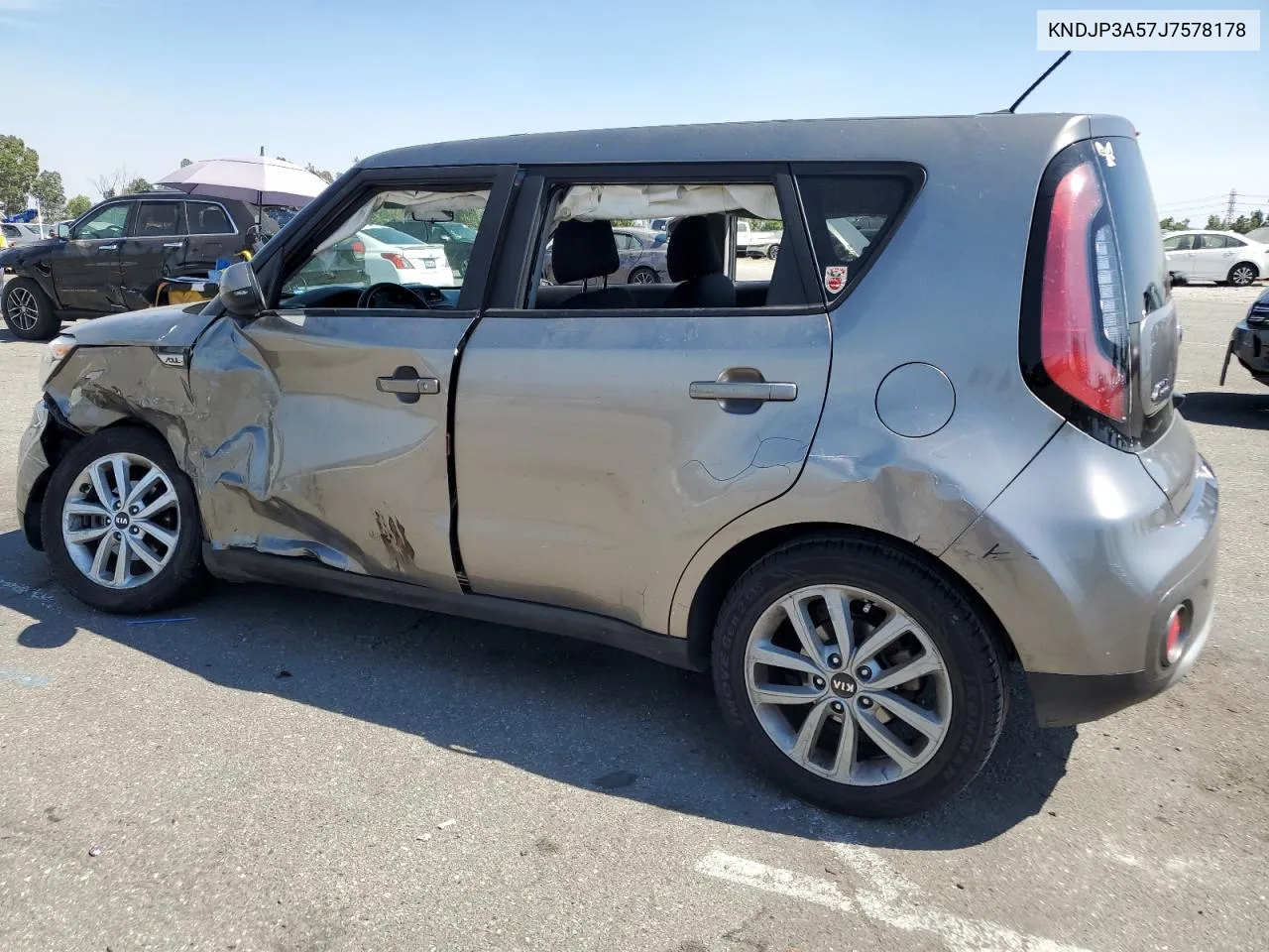 2018 Kia Soul + VIN: KNDJP3A57J7578178 Lot: 71131414