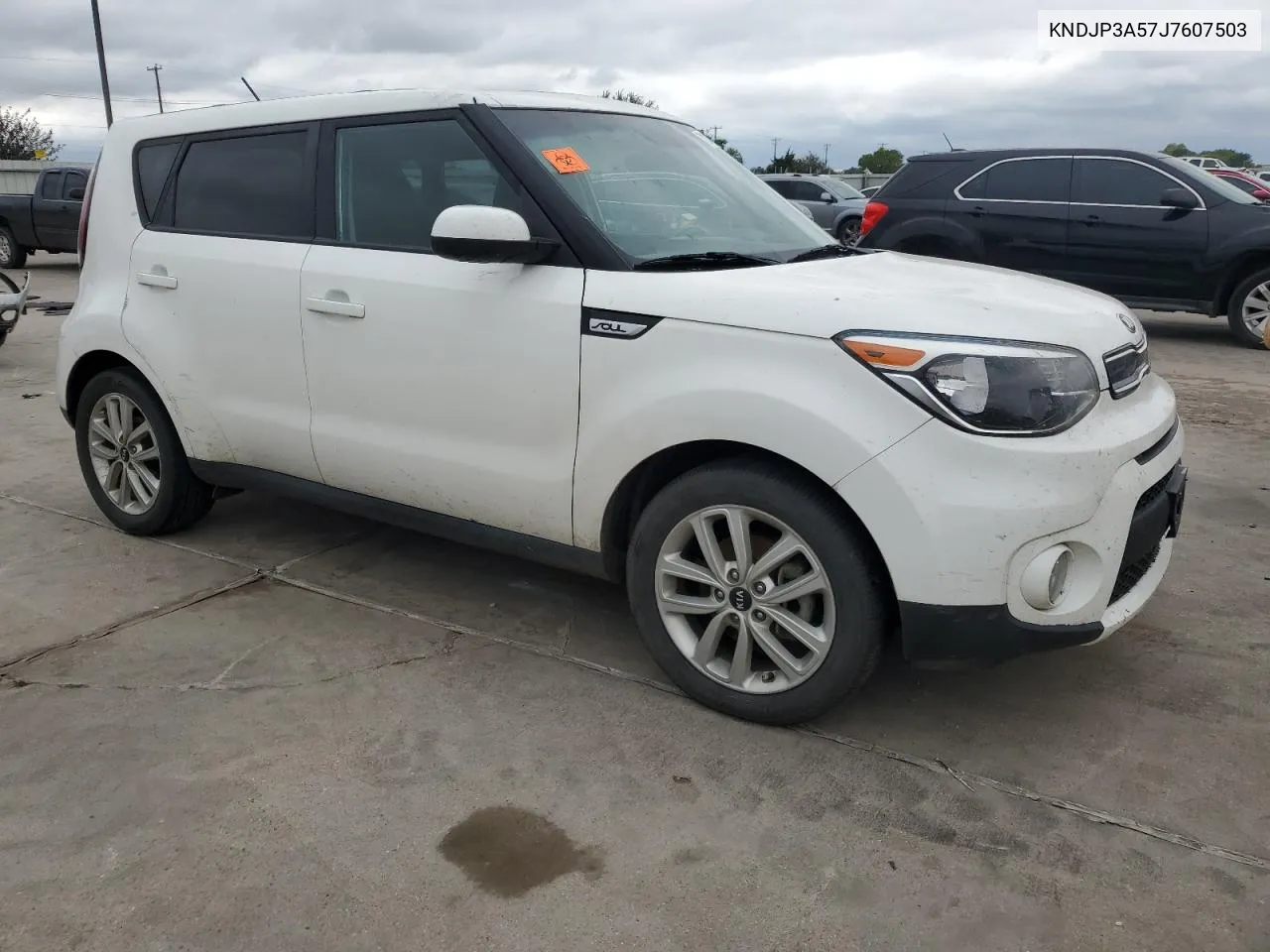 2018 Kia Soul + VIN: KNDJP3A57J7607503 Lot: 71214424