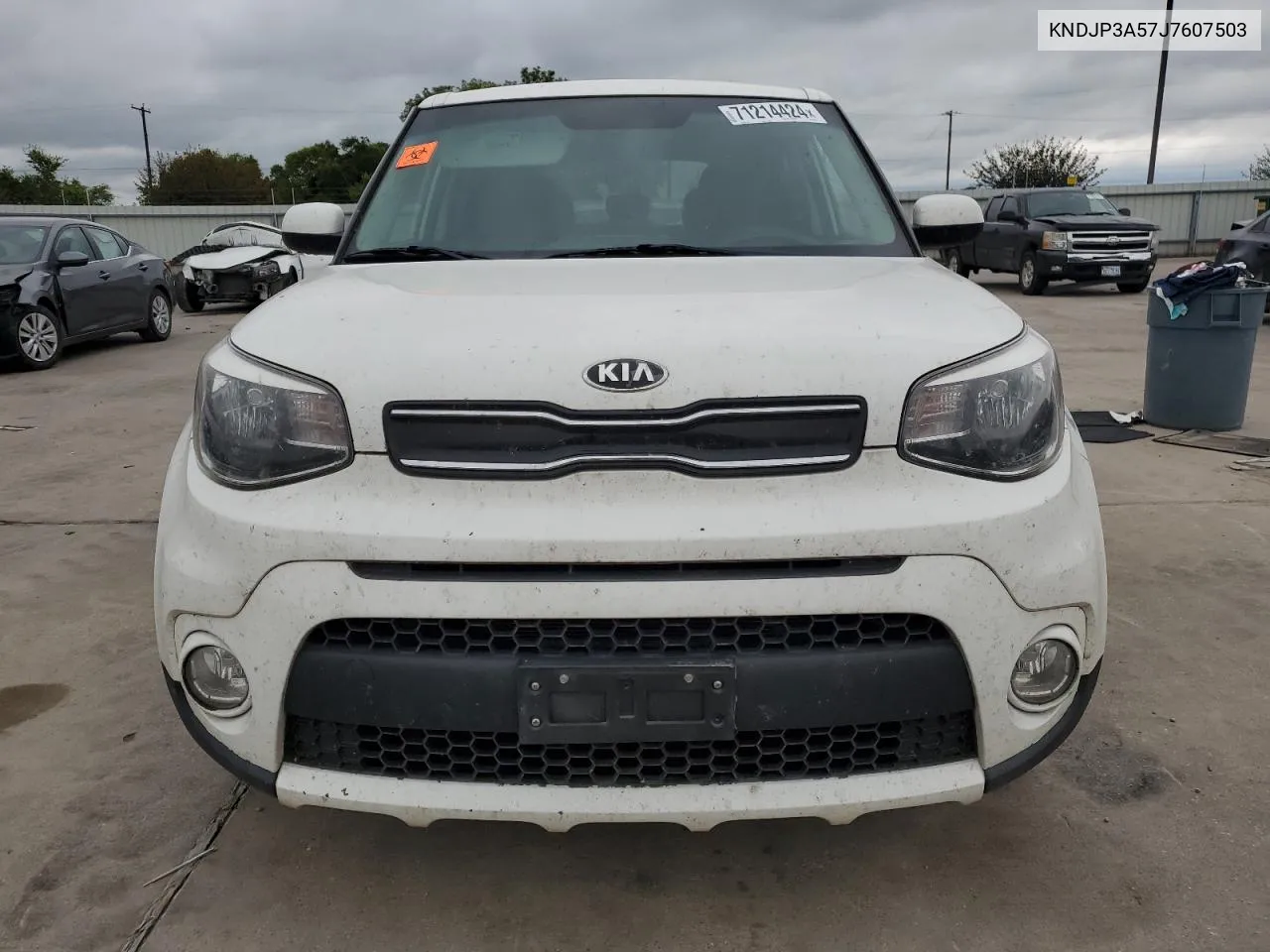 2018 Kia Soul + VIN: KNDJP3A57J7607503 Lot: 71214424