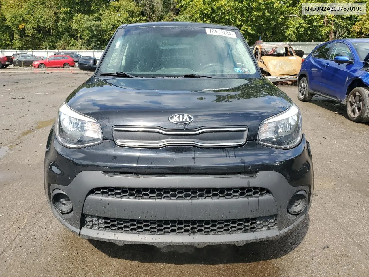 2018 Kia Soul VIN: KNDJN2A20J7570199 Lot: 71382364