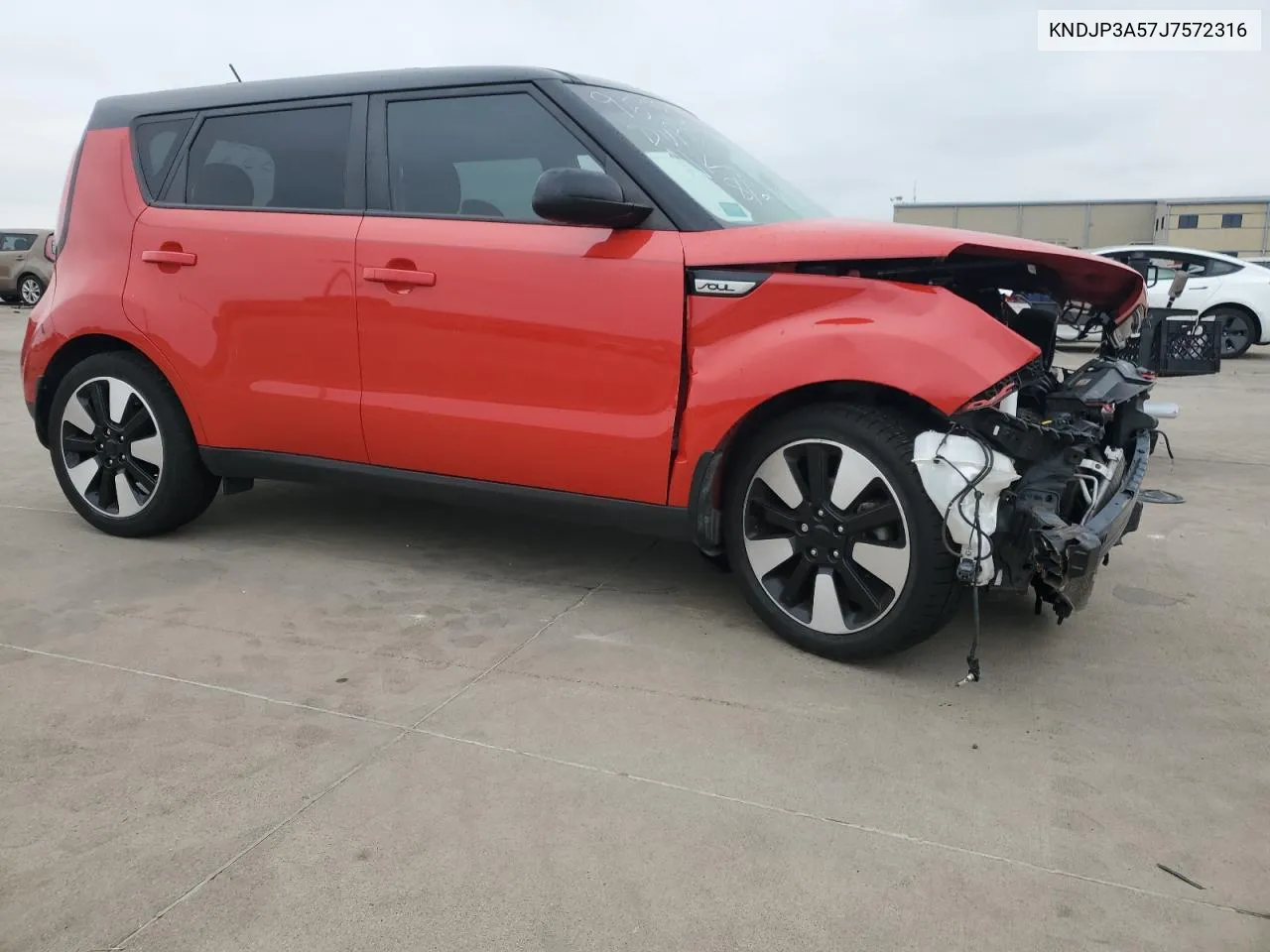 2018 Kia Soul + VIN: KNDJP3A57J7572316 Lot: 71403364