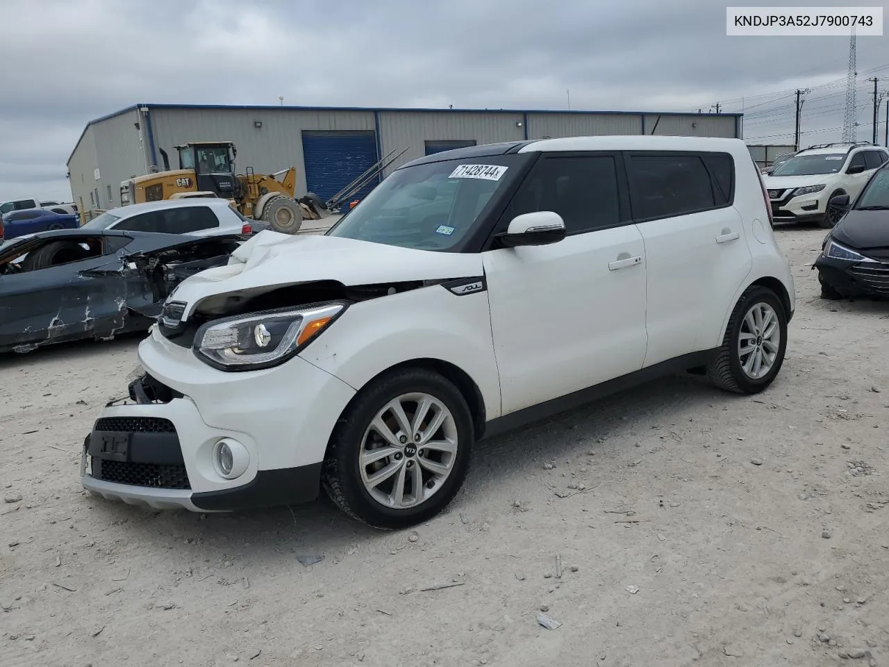 2018 Kia Soul + VIN: KNDJP3A52J7900743 Lot: 71428744