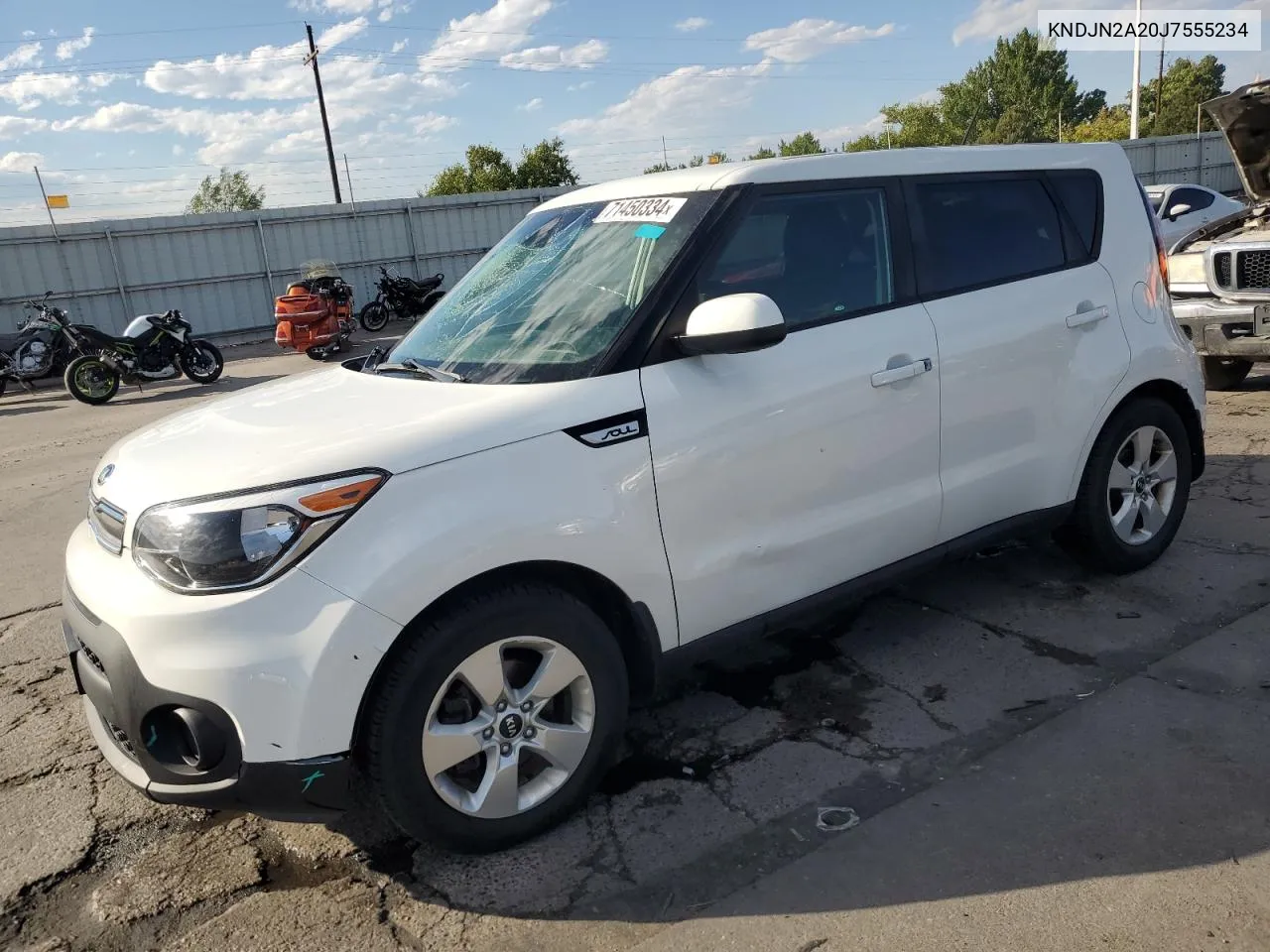 2018 Kia Soul VIN: KNDJN2A20J7555234 Lot: 71450334