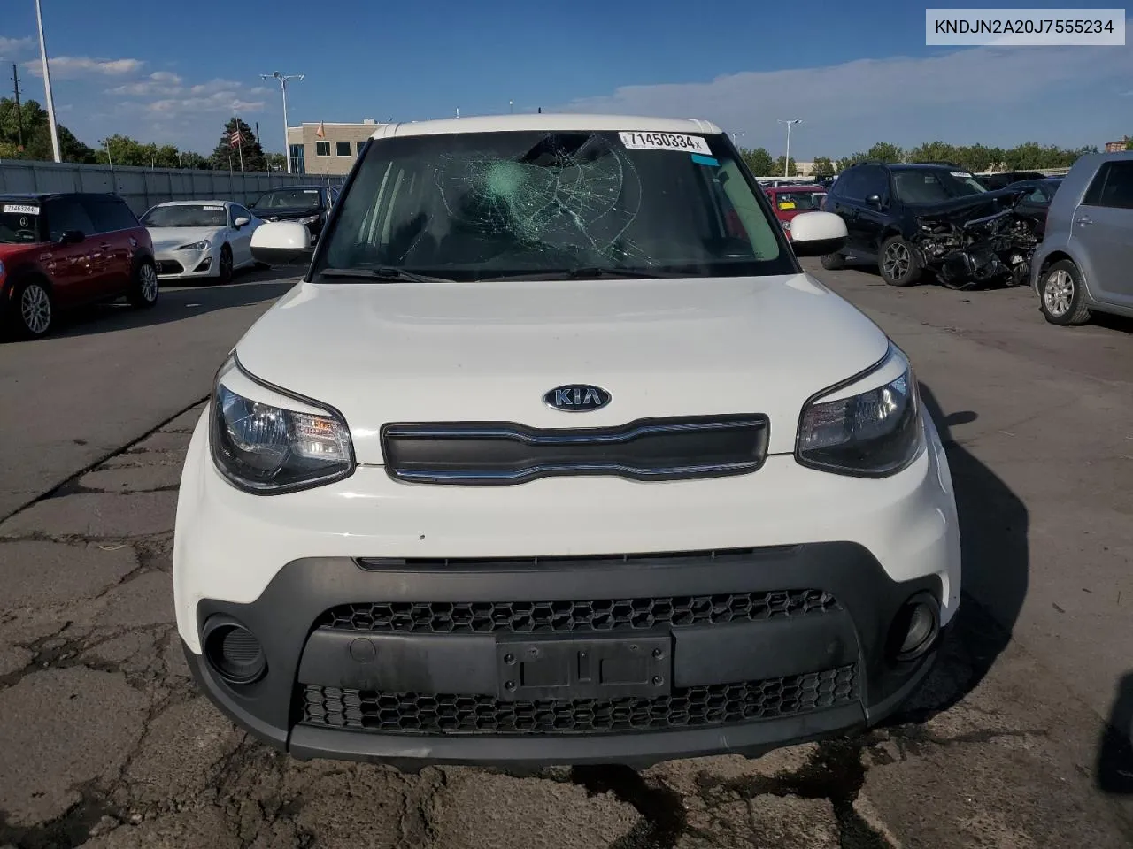 2018 Kia Soul VIN: KNDJN2A20J7555234 Lot: 71450334