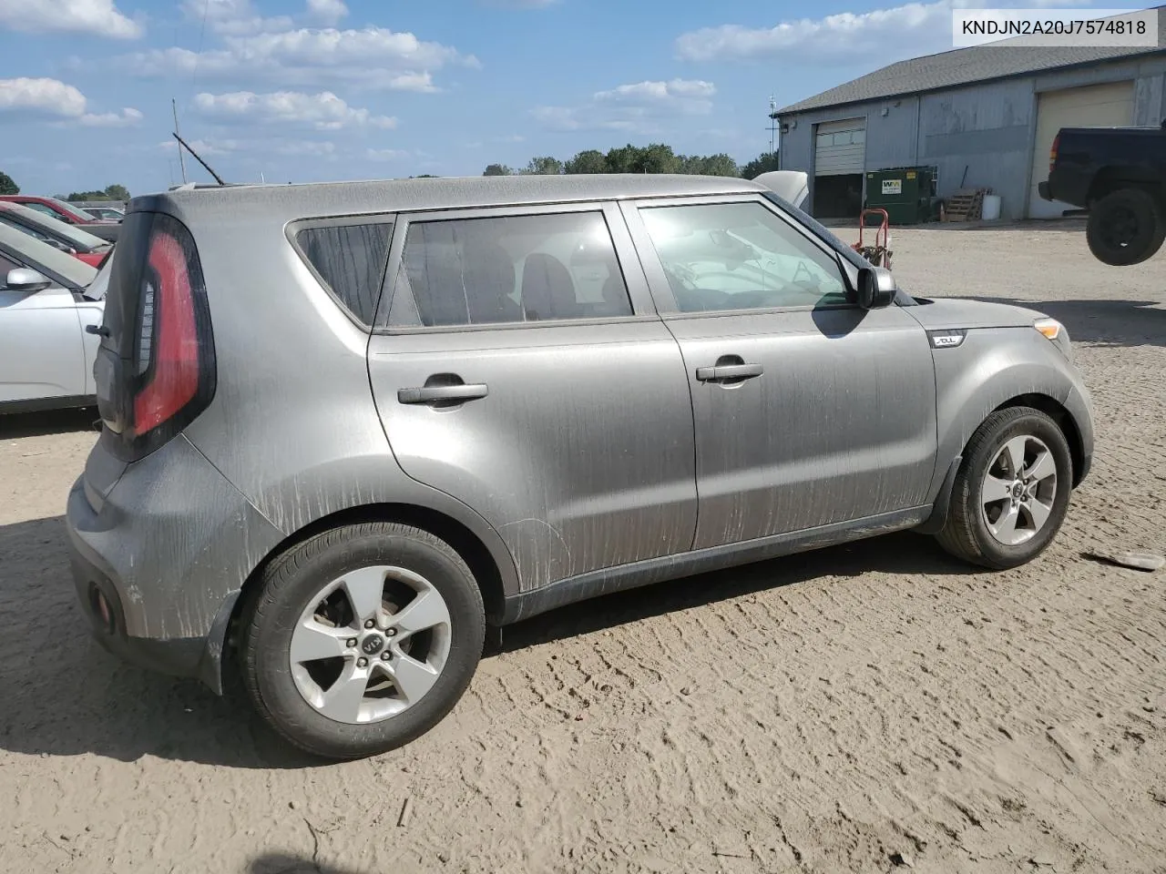 2018 Kia Soul VIN: KNDJN2A20J7574818 Lot: 71526354