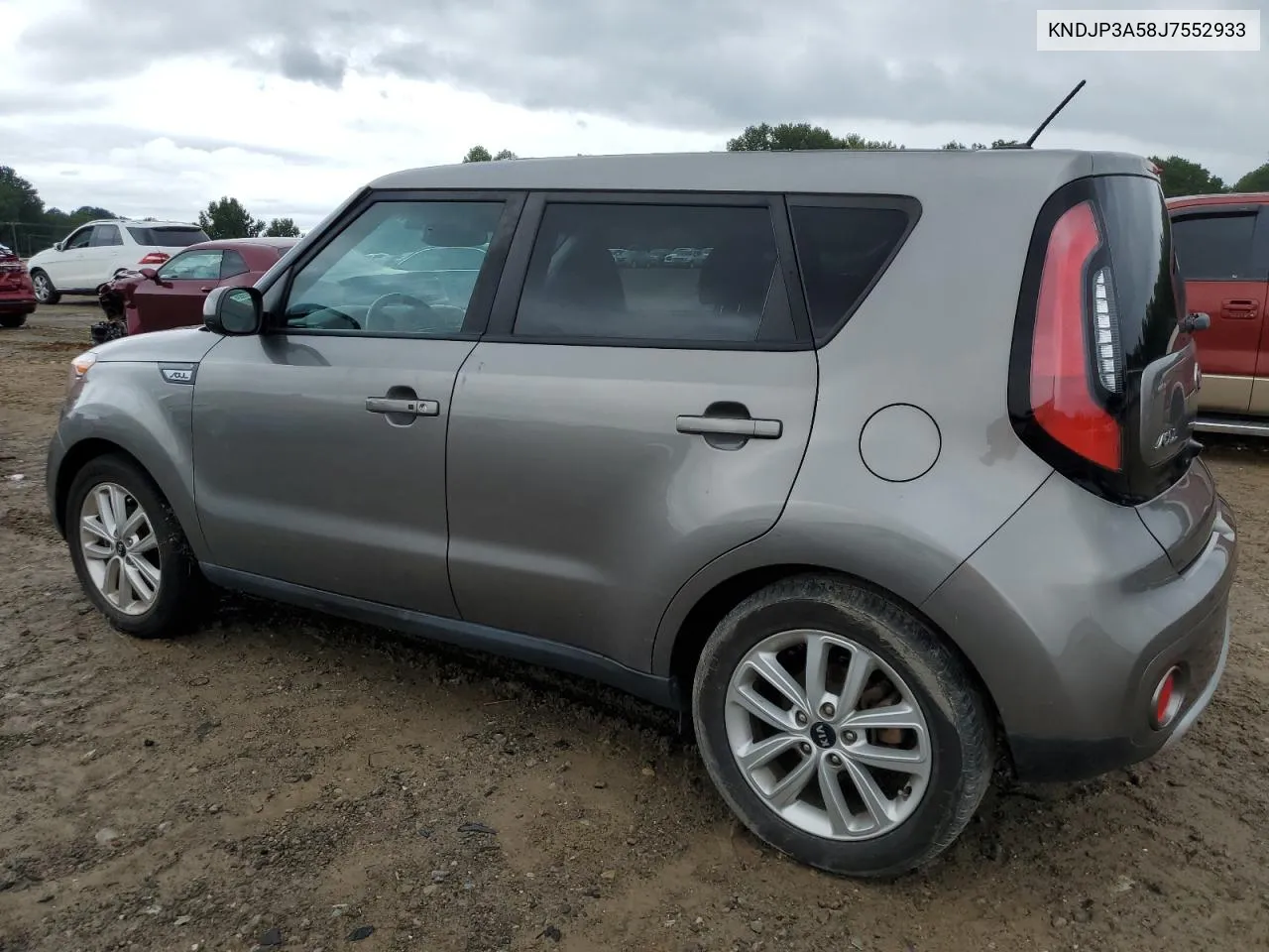 2018 Kia Soul + VIN: KNDJP3A58J7552933 Lot: 71537334