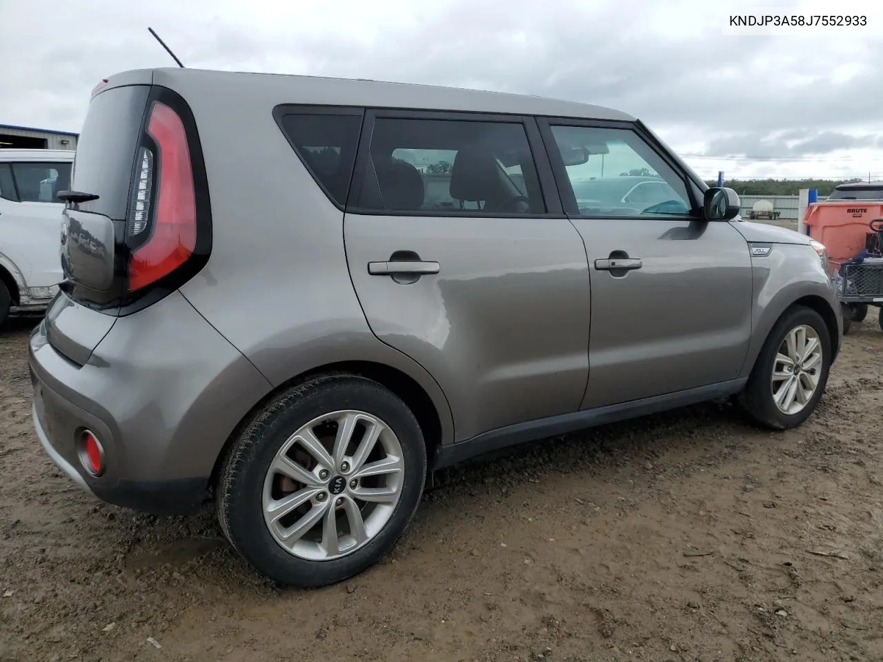 2018 Kia Soul + VIN: KNDJP3A58J7552933 Lot: 71537334