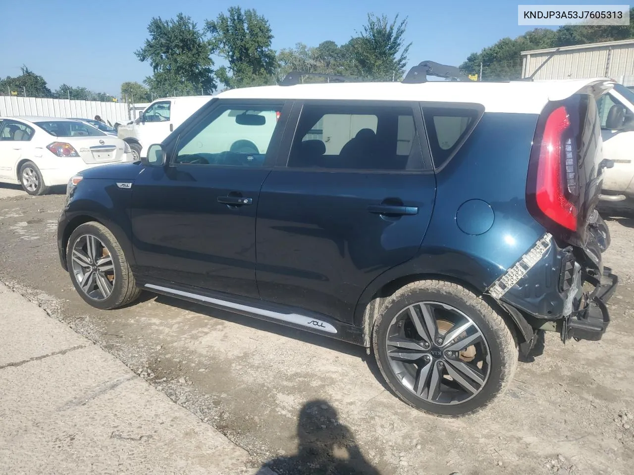 2018 Kia Soul + VIN: KNDJP3A53J7605313 Lot: 71664224