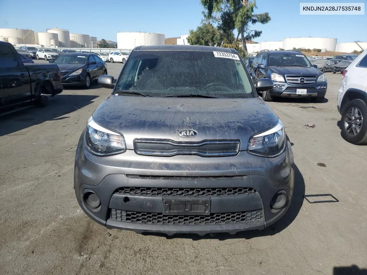 2018 Kia Soul VIN: KNDJN2A28J7535748 Lot: 72353754