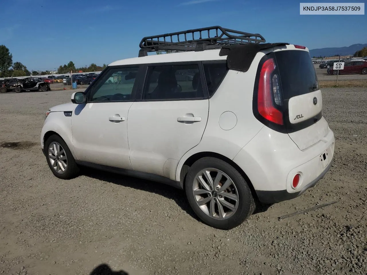 2018 Kia Soul + VIN: KNDJP3A58J7537509 Lot: 72764014