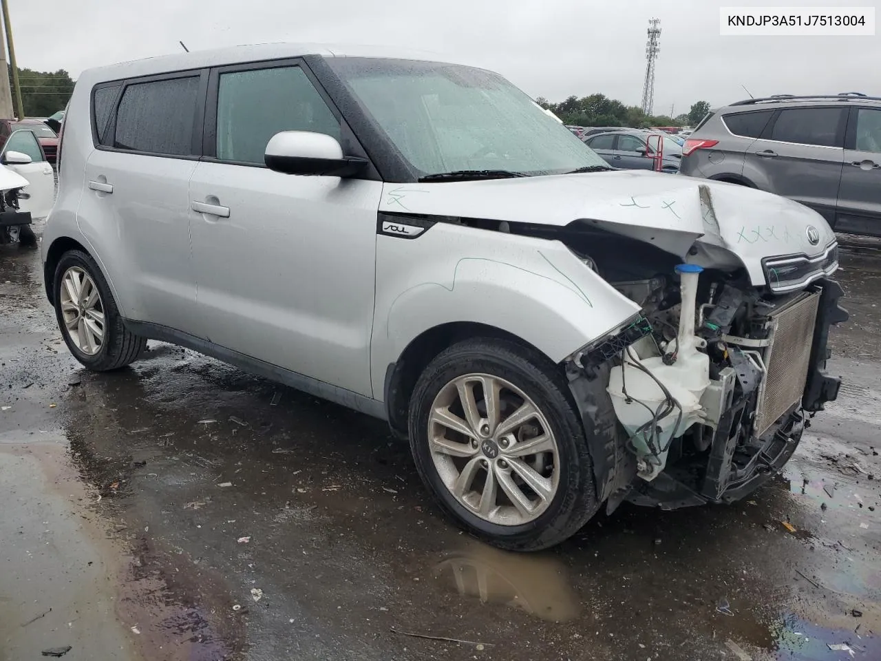 2018 Kia Soul + VIN: KNDJP3A51J7513004 Lot: 72794914