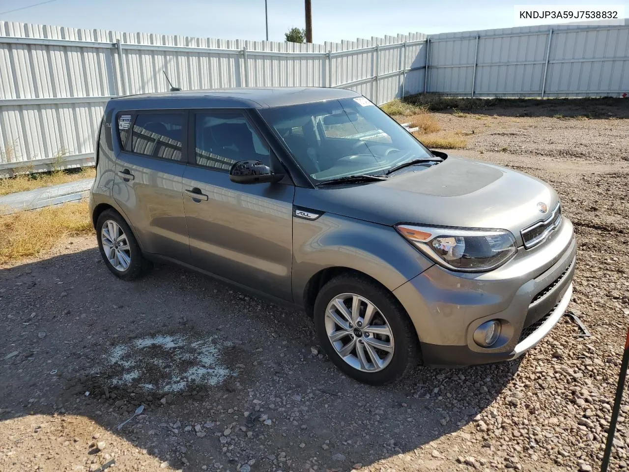 2018 Kia Soul + VIN: KNDJP3A59J7538832 Lot: 73104334