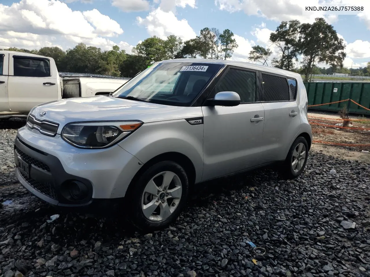 2018 Kia Soul VIN: KNDJN2A26J7575388 Lot: 73136434