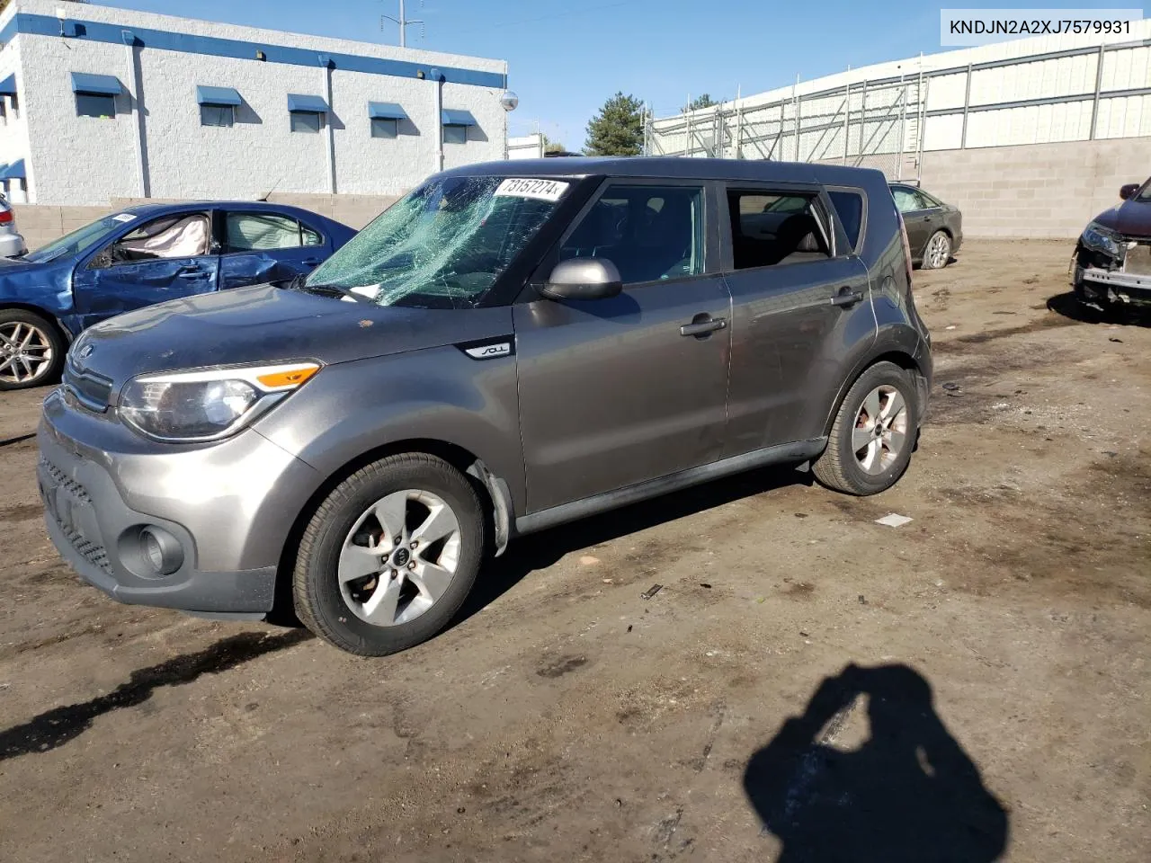 2018 Kia Soul VIN: KNDJN2A2XJ7579931 Lot: 73157274