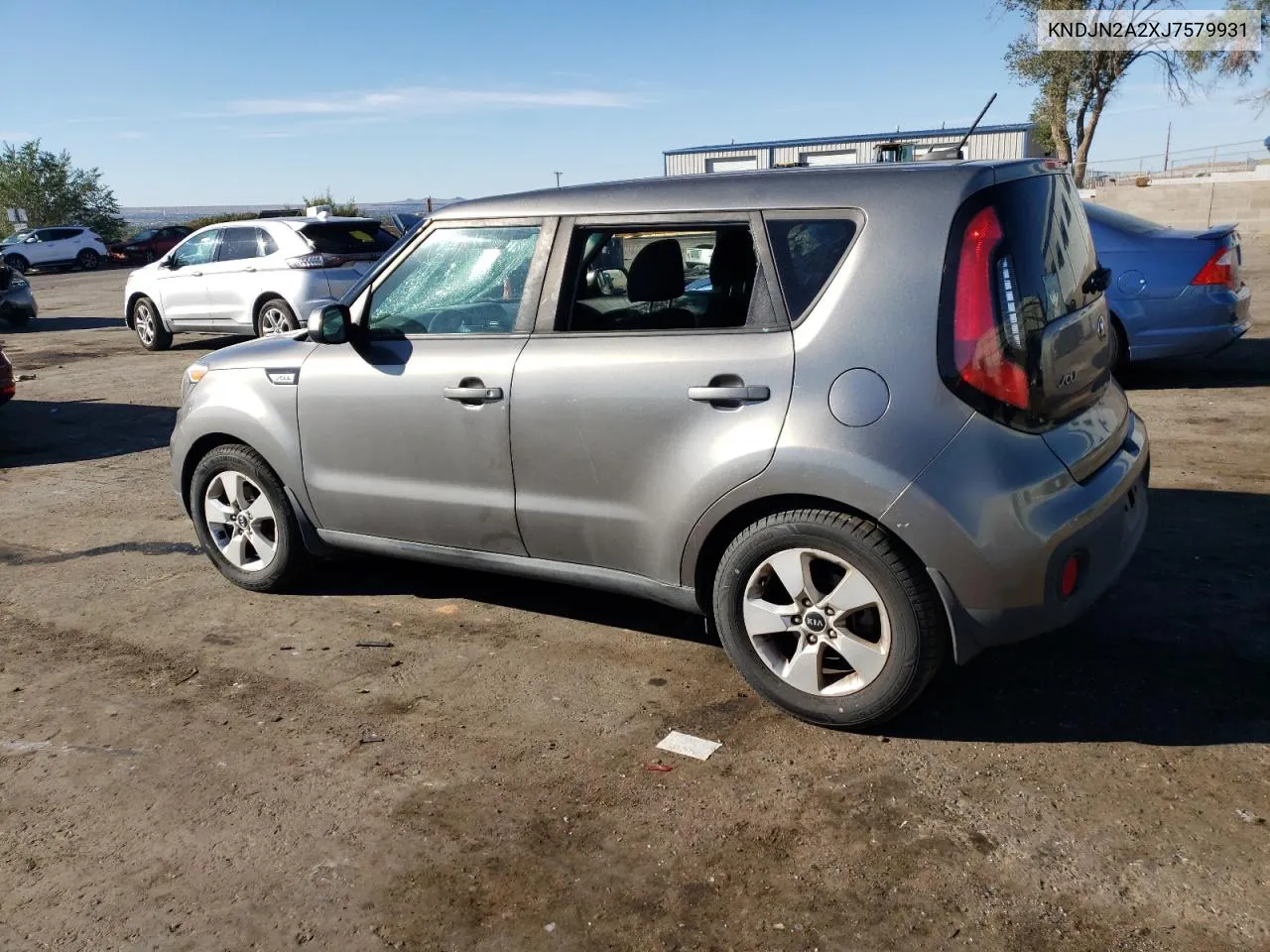 2018 Kia Soul VIN: KNDJN2A2XJ7579931 Lot: 73157274