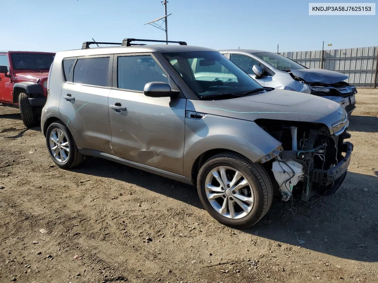 2018 Kia Soul + VIN: KNDJP3A58J7625153 Lot: 73317434