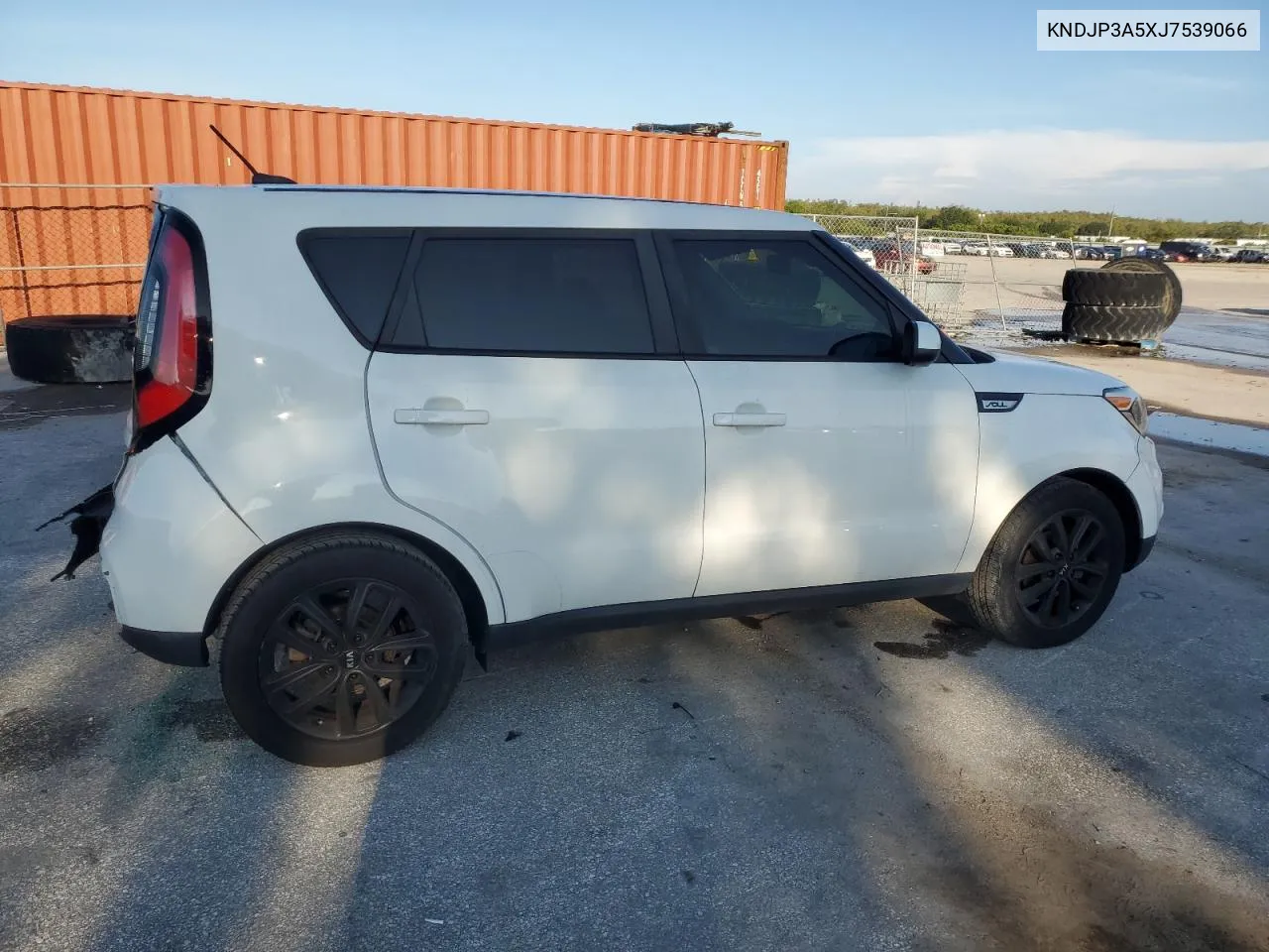 2018 Kia Soul + VIN: KNDJP3A5XJ7539066 Lot: 73629574