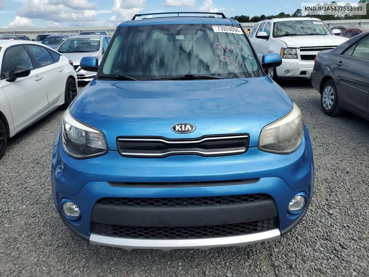 2018 Kia Soul + VIN: KNDJP3A54J7553593 Lot: 73924894