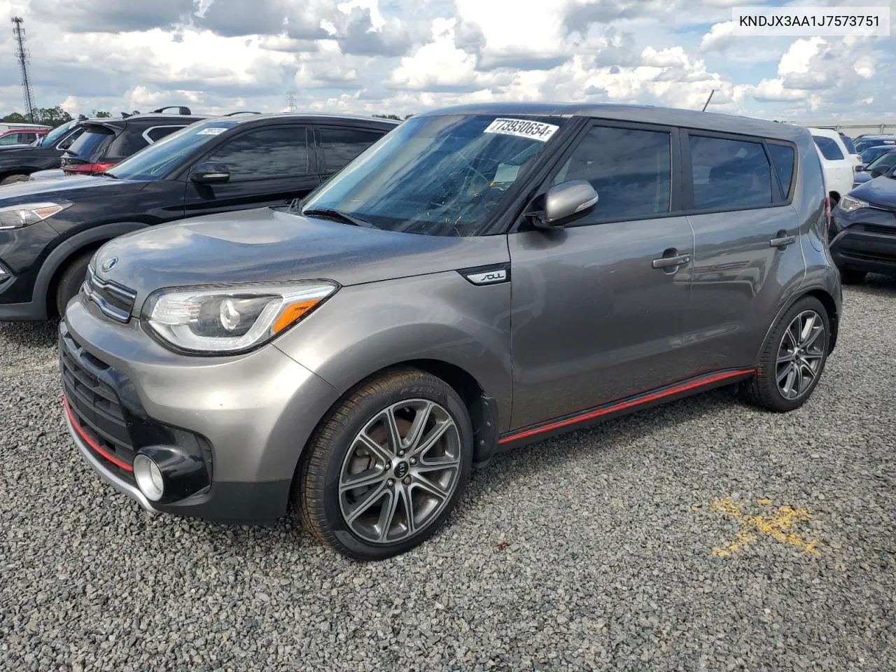 KNDJX3AA1J7573751 2018 Kia Soul !