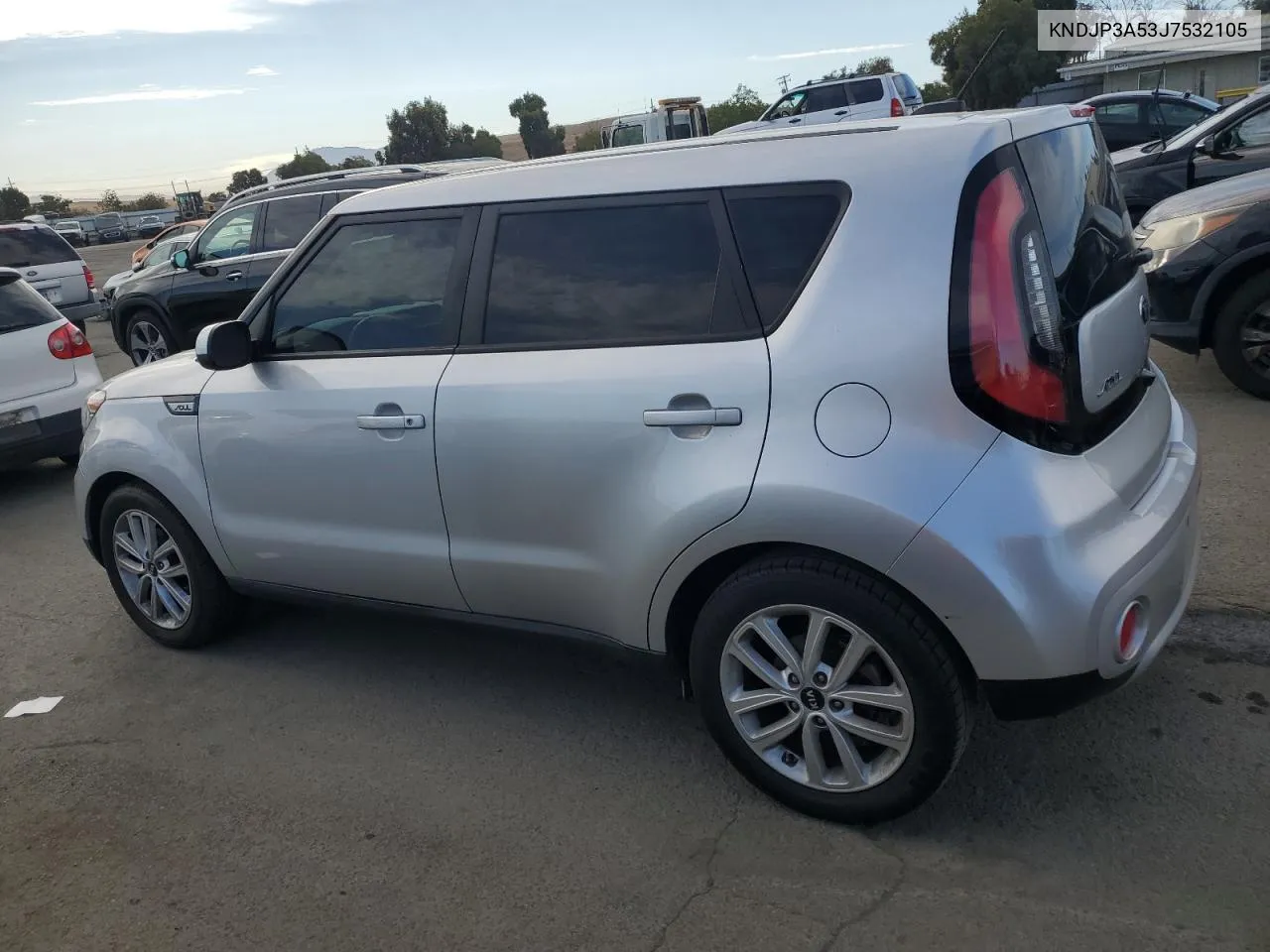 2018 Kia Soul + VIN: KNDJP3A53J7532105 Lot: 74079584