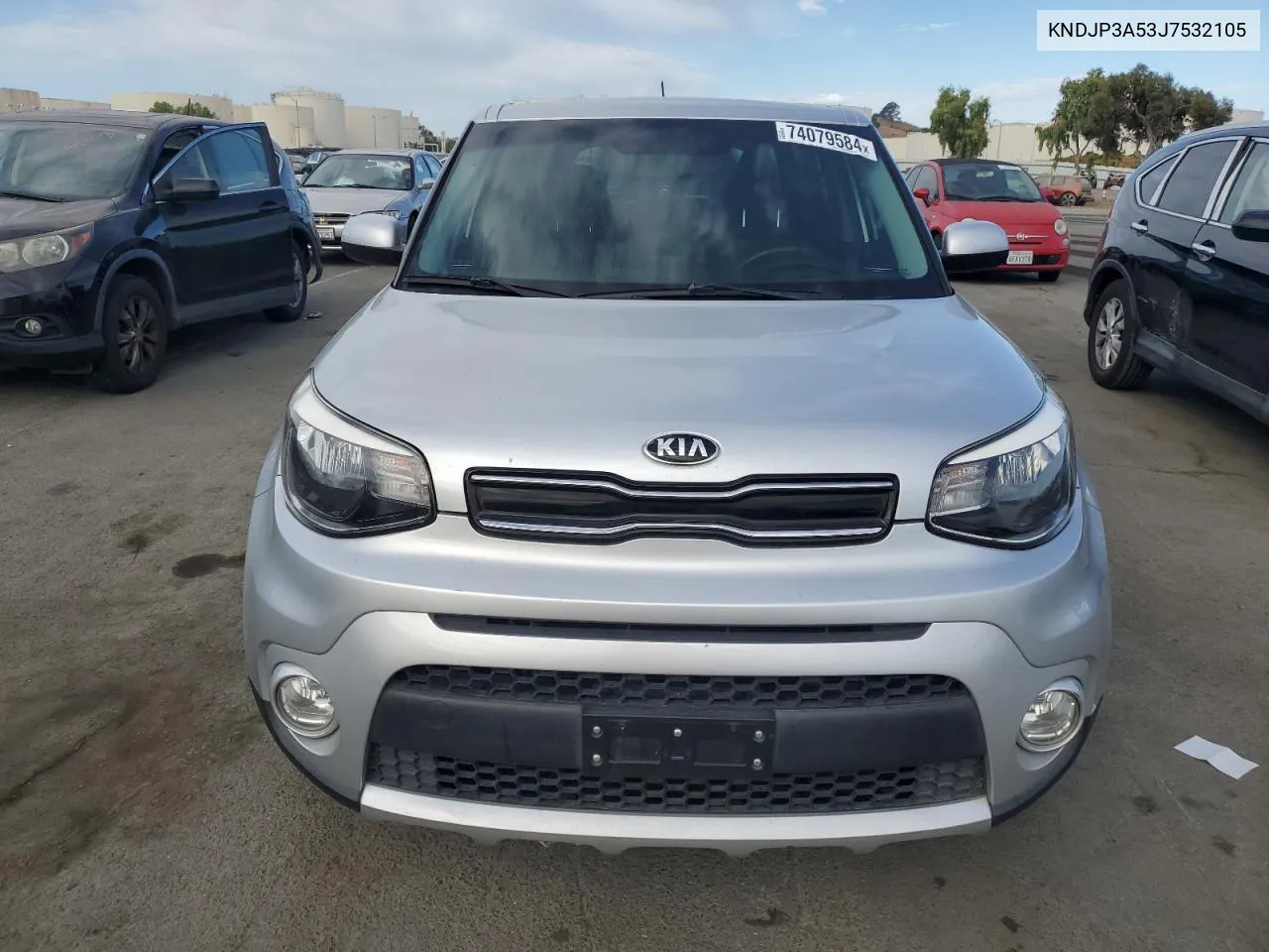 2018 Kia Soul + VIN: KNDJP3A53J7532105 Lot: 74079584