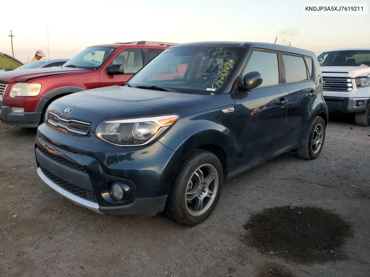 2018 Kia Soul + VIN: KNDJP3A5XJ7619211 Lot: 74284094