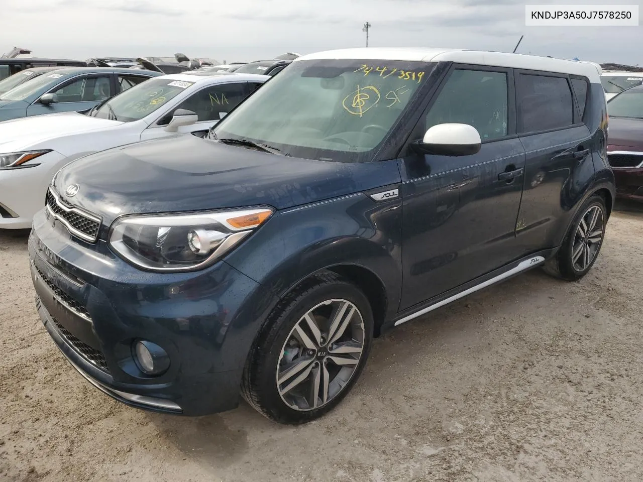 2018 Kia Soul + VIN: KNDJP3A50J7578250 Lot: 74473514